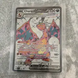 Pokemon Charizard Base Set 4/102 Holo Rare Stage 2 English Mitsuhiro Arita - Image 1