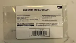Pokemon Field Museum Fossil Exhibit Archeops Promo SEALED - In Hand! - Image 2