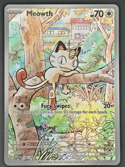 Meowth 106/094 Me02: Phantasmal Flames Holo Pokemon - Image 1