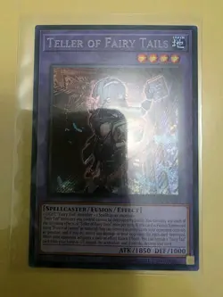 Teller of Fairy Tails - BLZD-EN034 Secret Rare 1st Edition NM Yugioh - Image 1
