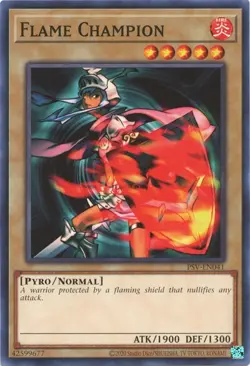 1x Flame Champion - Unlimited NM Eng YuGiOh - 25th Pharoah's Servant - Image 1