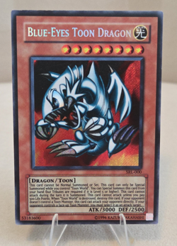 Yugioh Blue-Eyes Toon Dragon SRL-000 Spell Ruler Unlimited Secret Rare - Image 1