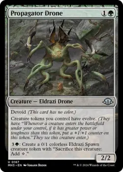 Propagator Drone -Foil Near Mint MTG Modern Horizons 3 - Image 1