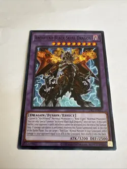 Yugioh Archfiend Black Skull Dragon LDK2-ENJ42 Common Unlimited NM - Image 2