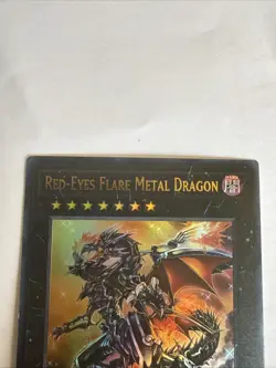 Red-Eyes Flare Metal Dragon Unl Ed Ultra Rare LDK2-ENJ41 Yu-Gi-Oh! LP/NM - Image 3