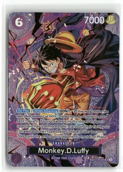 One Piece Adventure on Kami's Island Monkey.D.Luffy (SP) ST26-005 SR - Image 1