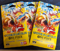 One Piece OP15-EB04 Booster packs - 3 Packs, unopened. - Image 1