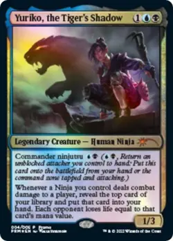 MTG English Yuriko, the Tiger's Shadow (004) NM Foil - Image 1