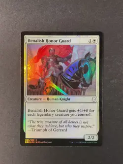 Benalish Honor Guard - Foil - Dominaria - Magic the Gathering - MTG - Image 1