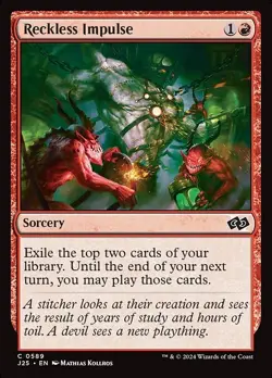 Reckless Impulse x1 1x Foundations Jumpstart J25 NM MTG - Image 1