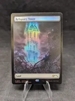 Reliquary Tower (Full Art) FOIL - MTG - MagicFest Cards (MFP) - MISPRINT - NM- D - Image 1