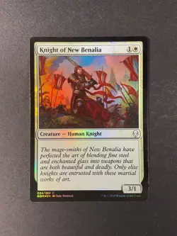 Knight of New Benalia - Foil - Dominaria - Magic the Gathering - MTG - Image 1