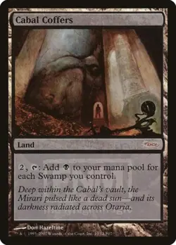MTG English Cabal Coffers NM Foil Promos: FNM - Image 1