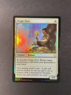 Tragic Poet - Foil - Dominaria - Magic the Gathering - MTG - Image 1