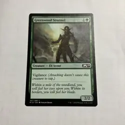 Greenwood Sentinel Core Set 2019 Regular LP MTG COMMANDER FREE SHIPPING - Image 1