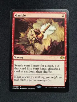Gamble - NM - Dominaria Remastered - MtG - Image 1