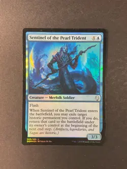 Sentinel of the Pearl Trident - Foil - Dominaria - Magic the Gathering - MTG - Image 1