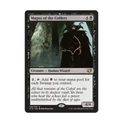 WOTC MtG Commander 2014 Magus of the Coffers (R) EX - Image 1