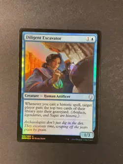 Diligent Excavator - Foil - Dominaria - Magic the Gathering - MTG - Image 1