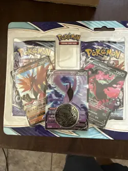 Pokemon Chilling Reign 2 Pack Blister Galarian Zapdos V, Articuno V, Moltres V - Image 1