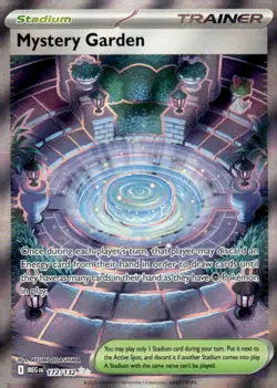 Pokemon TCG ME01: Mega Evolution #172/132 Mystery Garden - Image 1