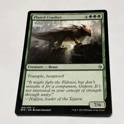 Plated Crusher Battle for Zendikar Regular MTG LP FREE SHIP - Image 1