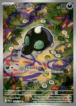 Pokemon TCG ME01: Mega Evolution #149/132 Shroodle - Image 1