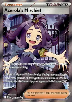 Pokemon TCG ME01: Mega Evolution #165/132 Acerola's Mischief - Image 1