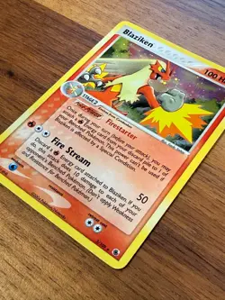 Pokemon Ruby and Sapphire Blaziken 3/109 Holo LP - Image 3