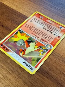 Pokemon Ruby and Sapphire Blaziken 3/109 Holo LP - Image 5