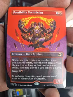 R 0295 Possibility Technician TRIUMPHANT BORDERLESS Edge of Eternities MTG Card - Image 1