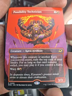 R 0295 Possibility Technician TRIUMPHANT BORDERLESS Edge of Eternities MTG Card - Image 2