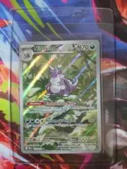 Nidoking 174/165 Scarlet & Violet 151 Illustration Rare Pokemon TCG NM - Image 1