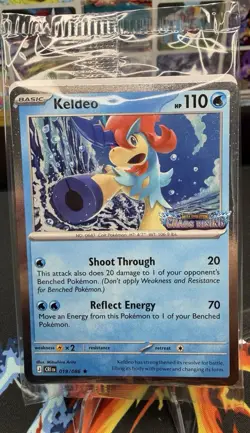 SEALED Pokemon Keldeo 019/086 Chaos Rising Promo Holo 110 HP English Arita - Image 1