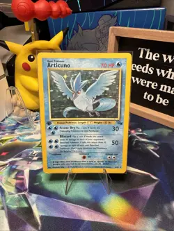 Articuno 2/62 1st Edition Holo Rare Holo POKEMON Fossil HP - Image 1