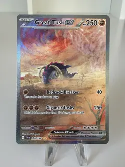 Pokemon Great Tusk ex SV01: Base Set Special Illustration Rare Holo 246/198 NM - Image 1