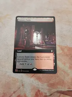 Luxury Suite Extended Art Foil Commander Legends Battle For Baldur's Gate MTG NM - Image 1