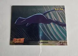 1999 Topps Pokemon the Movie EDT Legends Rainbow Foil #1 Mewtwo Black Edition - Image 5