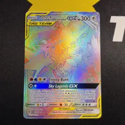 Pokemon TCG Moltres Zapdos Articuno GX 69/68 Hidden Fates Secret Rare - Image 1