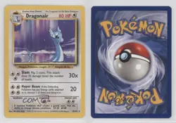 Dragonair Pokemon Base Set #18 1999 - Image 3