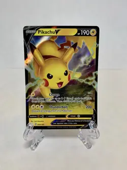 Pikachu V 043/185 - Pokemon TCG Vivid Voltage - NM - Image 1