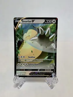 Snorlax V 141/202 - Pokemon TCG Sword & Shield Base Set - NM - Image 1