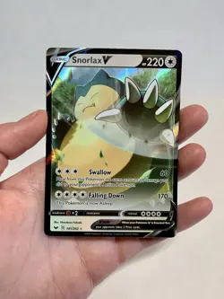 Snorlax V 141/202 - Pokemon TCG Sword & Shield Base Set - NM - Image 3