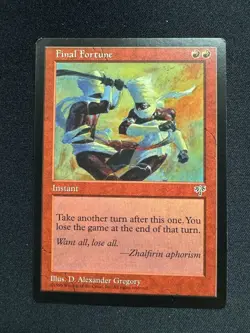 Final Fortune - NM - Mirage - MtG - Image 1