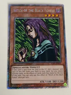 Yugioh Witch of the Black Forest x 3 - 1st Platinum Secret Rare LP - Free Holo - Image 3