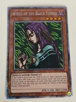 Yugioh Witch of the Black Forest x 3 - 1st Platinum Secret Rare LP - Free Holo - Image 4