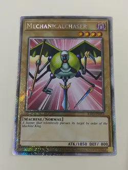 Yugioh Mechanicalchaser x 3 - 1st Edition Platinum Secret Rare LP - Free Holo - Image 2