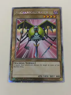 Yugioh Mechanicalchaser x 3 - 1st Edition Platinum Secret Rare LP - Free Holo - Image 3