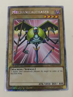 Yugioh Mechanicalchaser x 3 - 1st Edition Platinum Secret Rare LP - Free Holo - Image 4