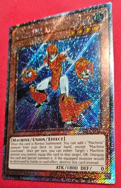 1x Yu-Gi-Oh! Machina Gearframe - RA02-EN234 - Platinum Secret - 1st Edition - NM - Image 1